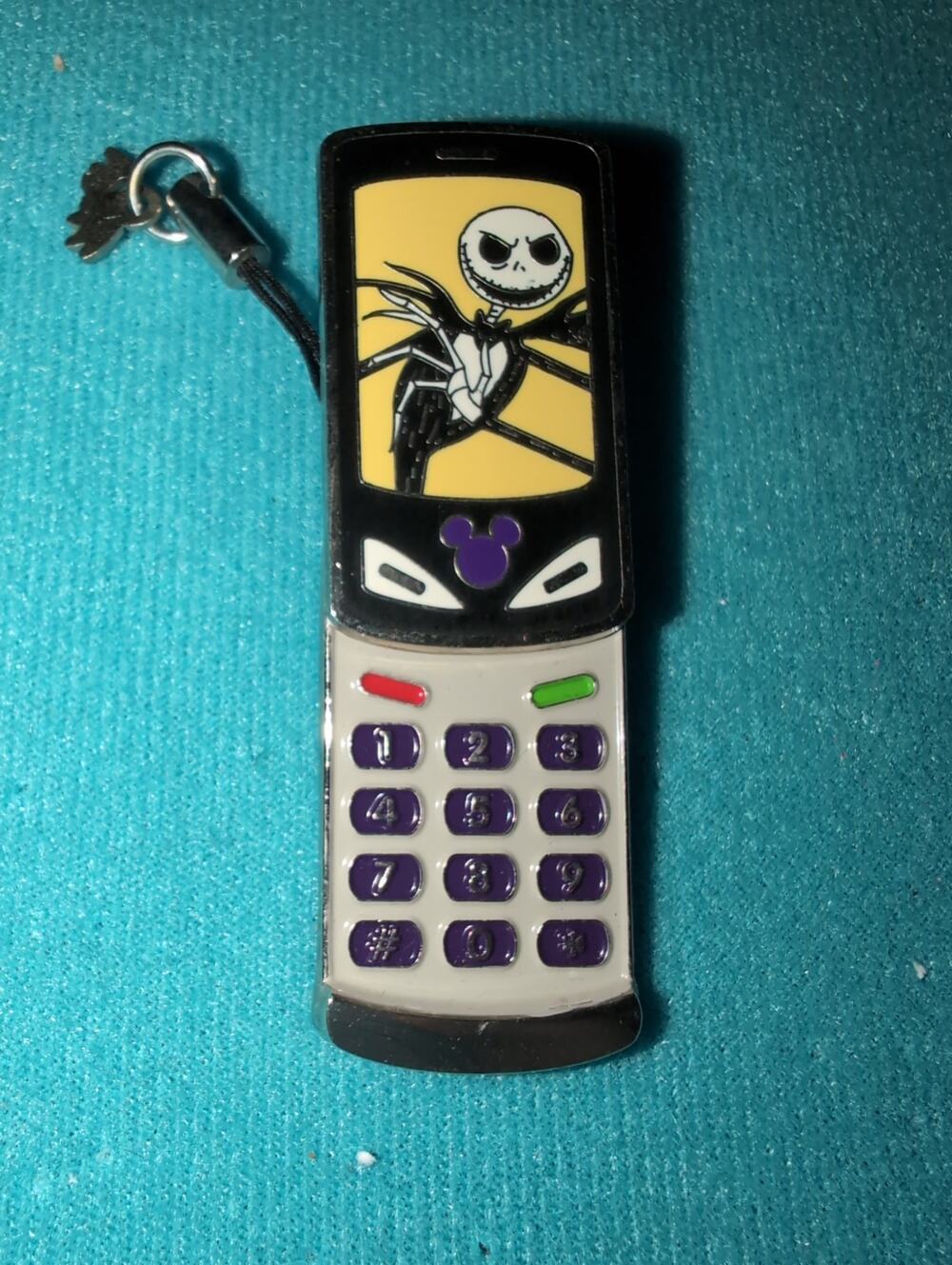 Jack Skellington cell phone (Slider) OE Disney pin